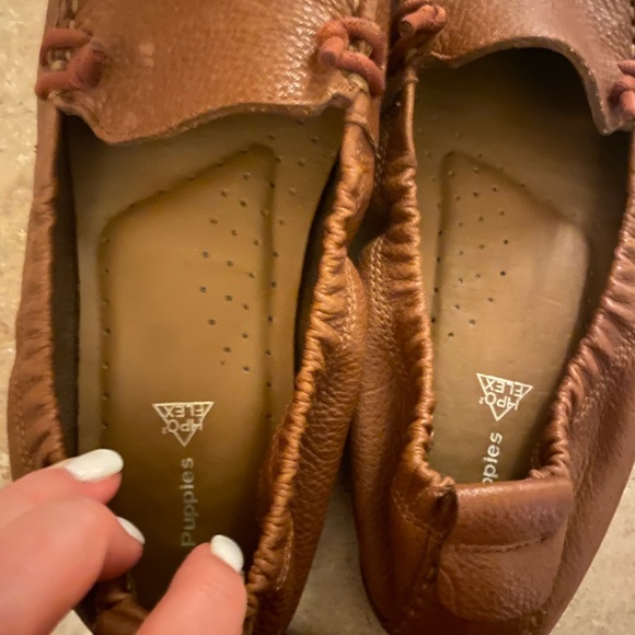 Hush Puppies brown leather loafers, size 10 - Picture 5 of 5